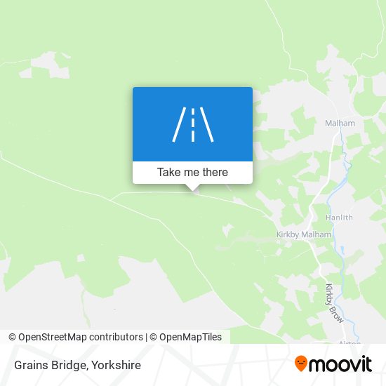 Grains Bridge map