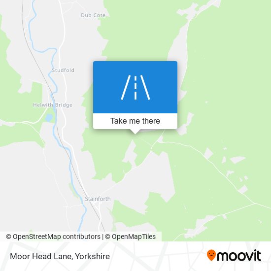 Moor Head Lane map