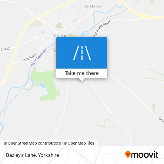 Bazley's Lane map