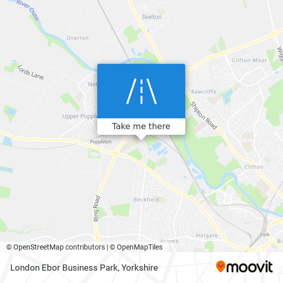 London Ebor Business Park map