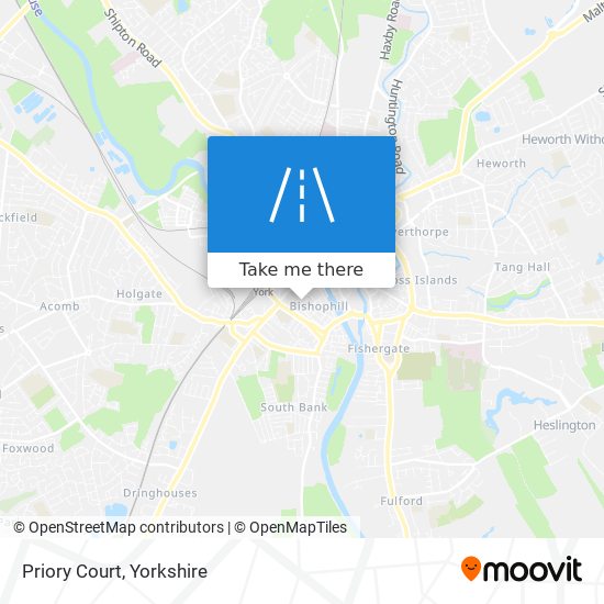 Priory Court map