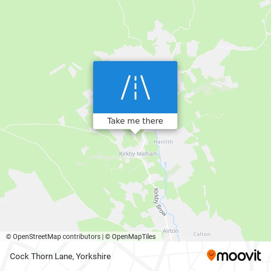 Cock Thorn Lane map