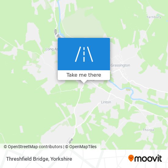 Threshfield Bridge map