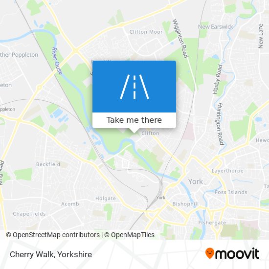 Cherry Walk map