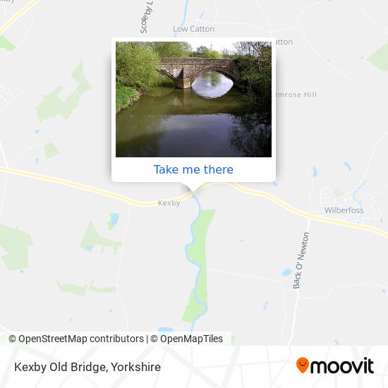 Kexby Old Bridge map