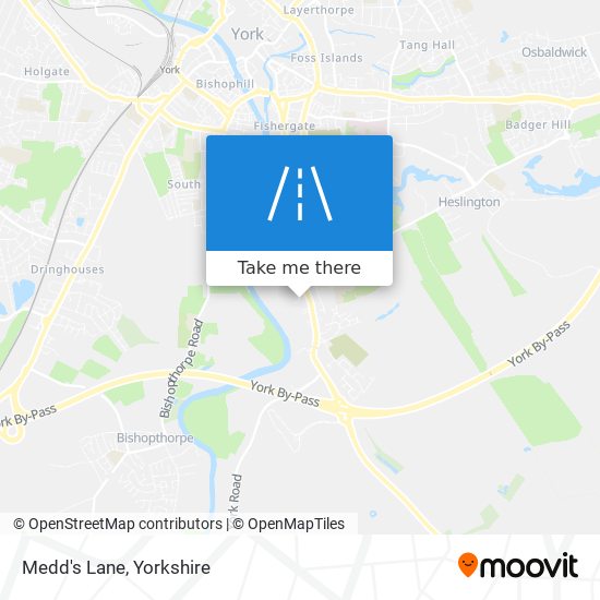 Medd's Lane map