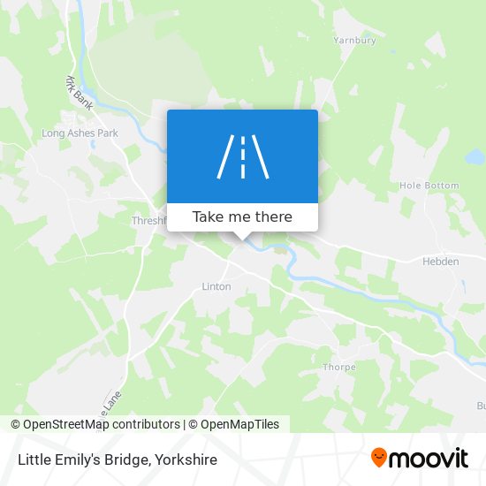 Little Emily's Bridge map