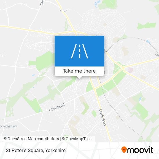 St Peter's Square map