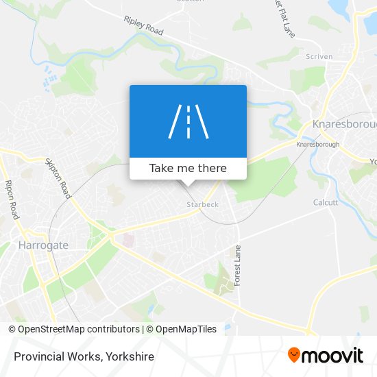 Provincial Works map