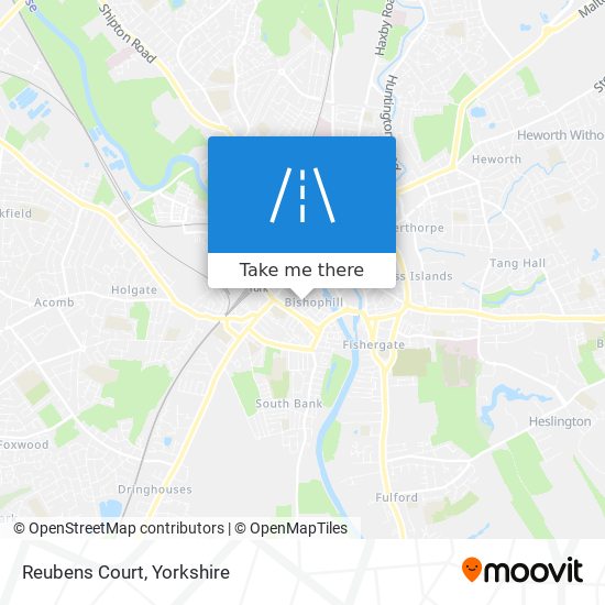 Reubens Court map