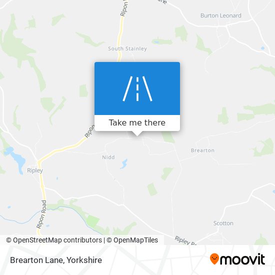 Brearton Lane map