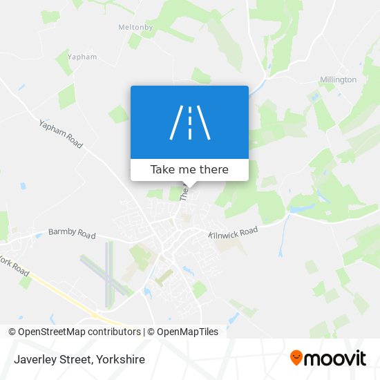 Javerley Street map
