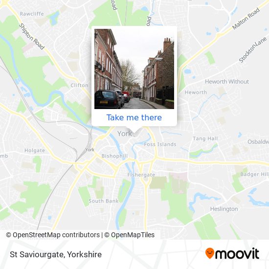 St Saviourgate map