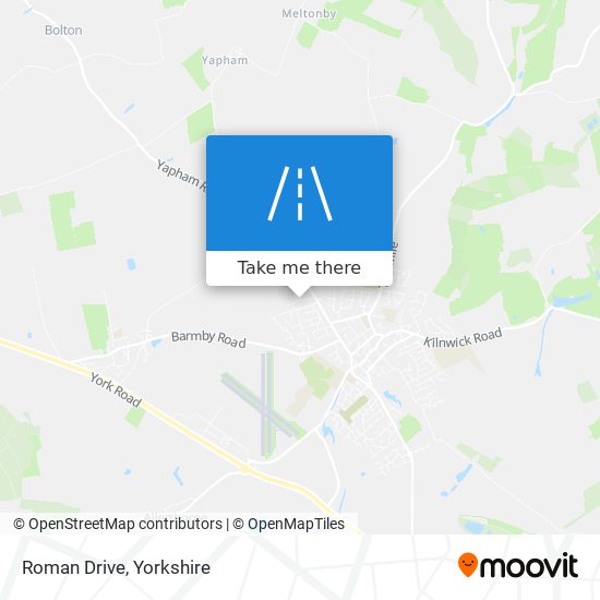 Roman Drive map