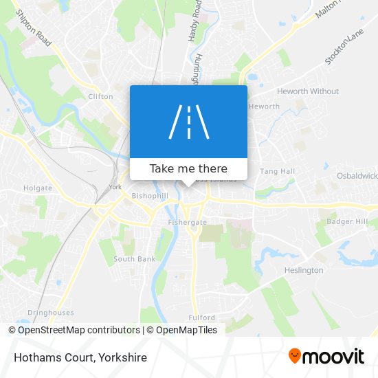 Hothams Court map