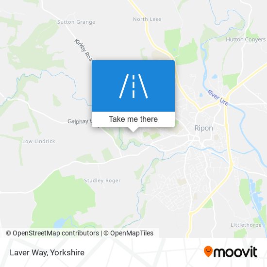 Laver Way map