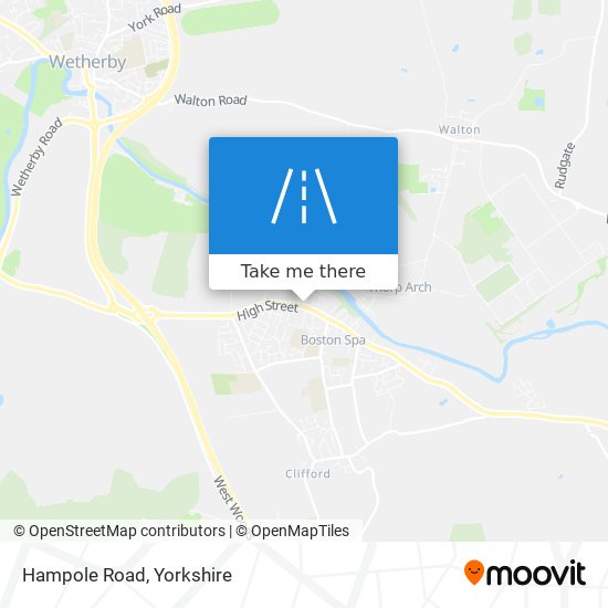 Hampole Road map