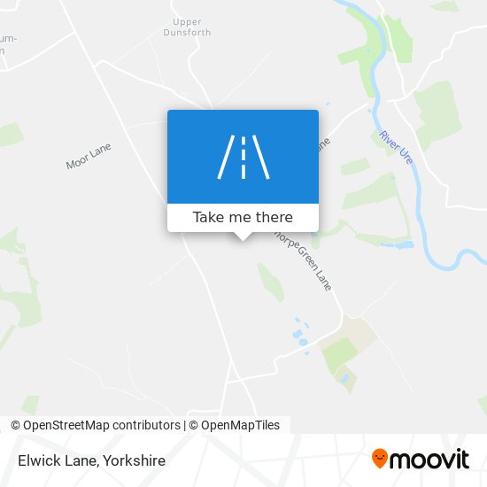 Elwick Lane map