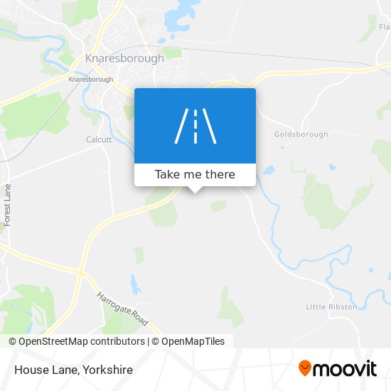 House Lane map