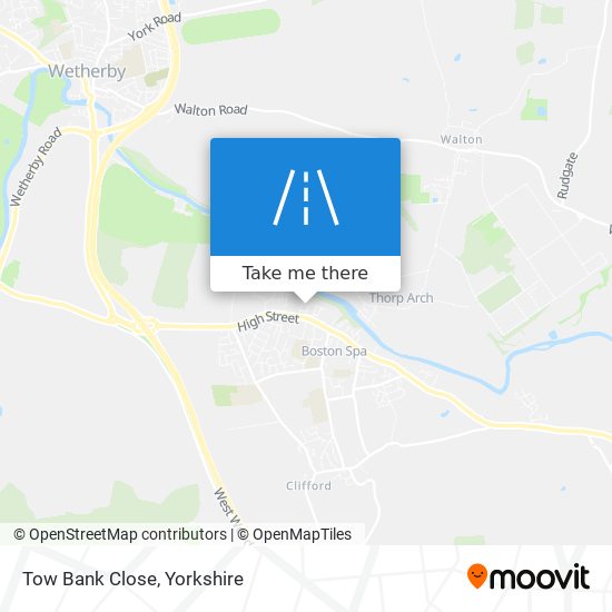 Tow Bank Close map