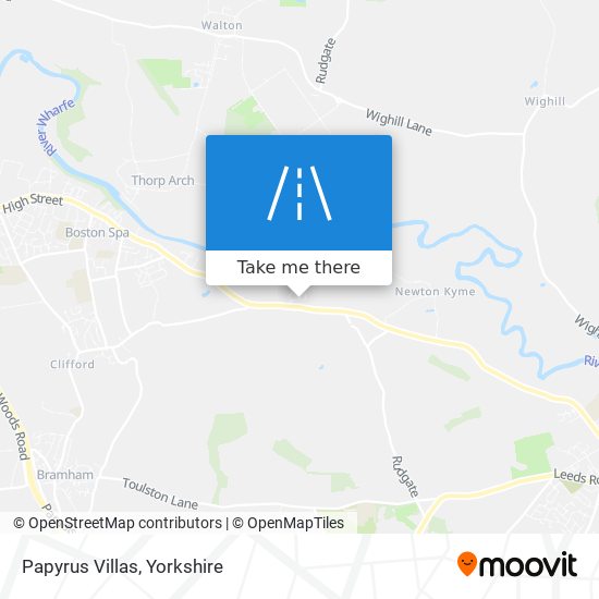 Papyrus Villas map