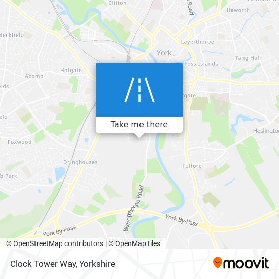 Clock Tower Way map
