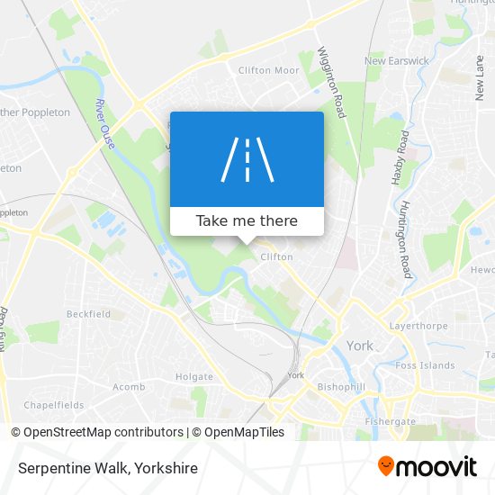 Serpentine Walk map