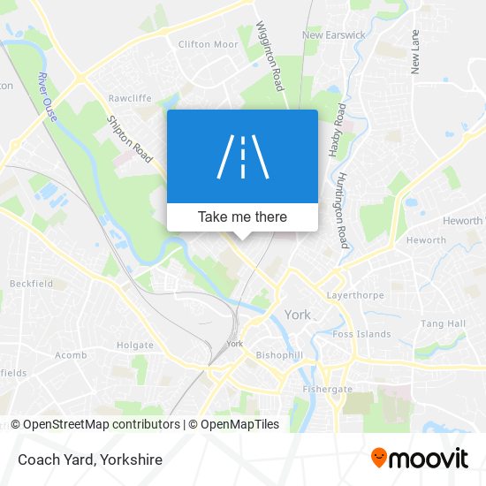 Coach Yard map