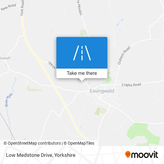 Low Medstone Drive map