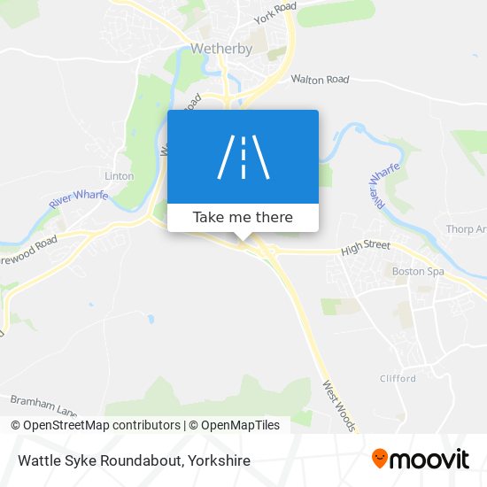 Wattle Syke Roundabout map