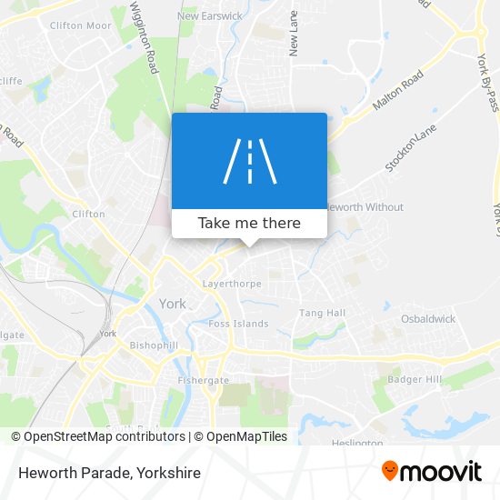 Heworth Parade map
