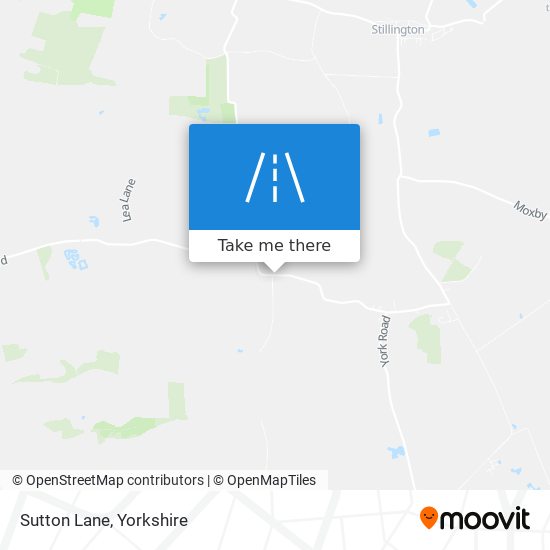 Sutton Lane map