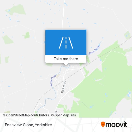 Fossview Close map