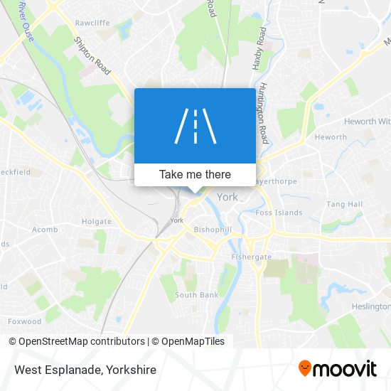West Esplanade map