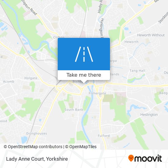 Lady Anne Court map