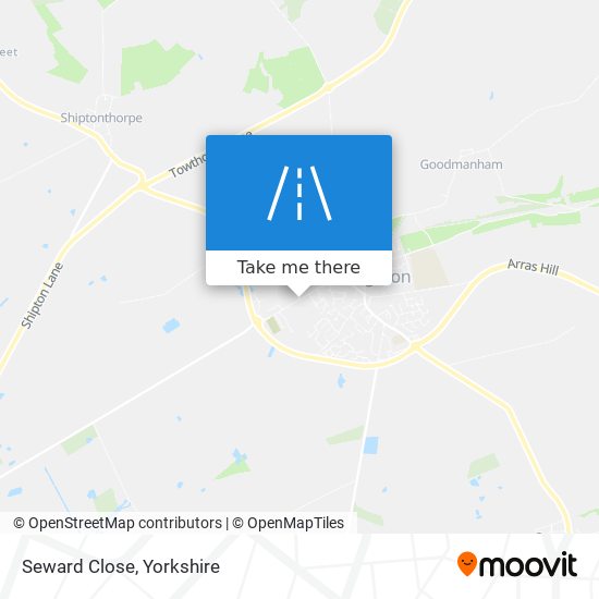 Seward Close map