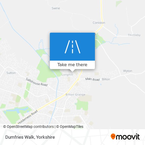 Dumfries Walk map