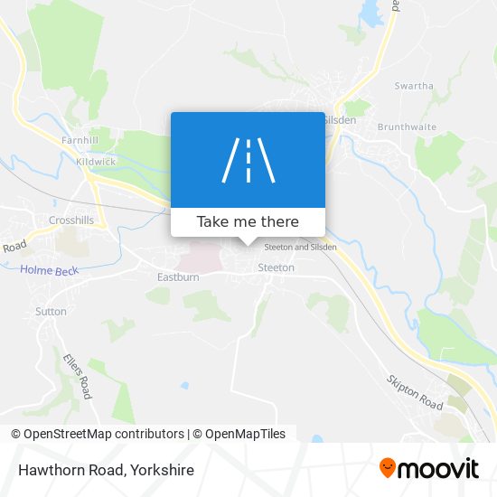 Hawthorn Road map