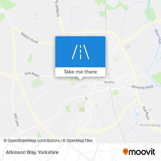 Atkinson Way map