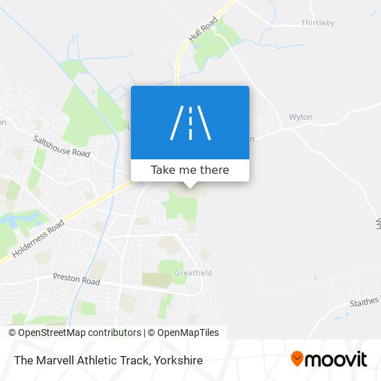 The Marvell Athletic Track map