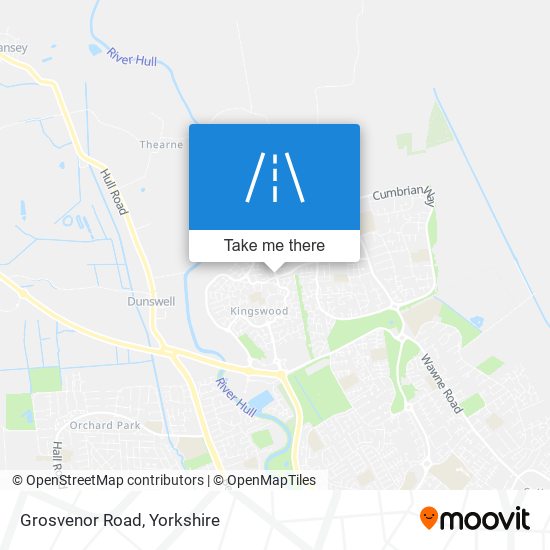 Grosvenor Road map
