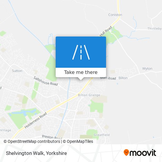 Shelvington Walk map