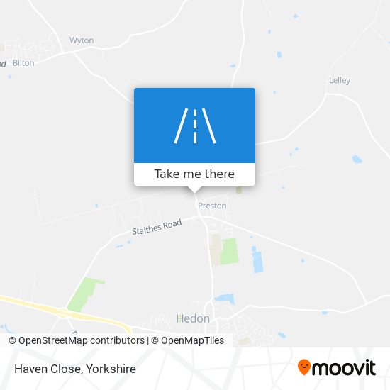 Haven Close map