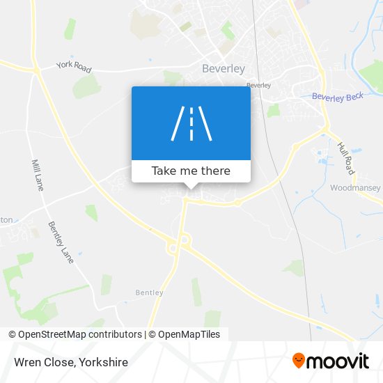 Wren Close map