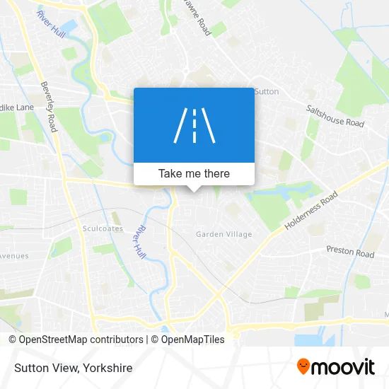 Sutton View map