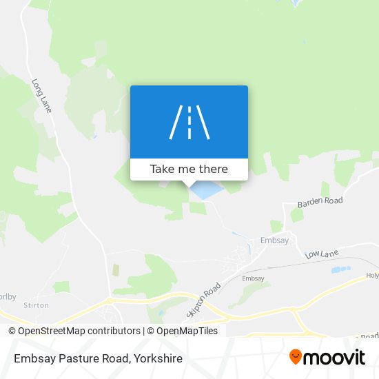 Embsay Pasture Road map