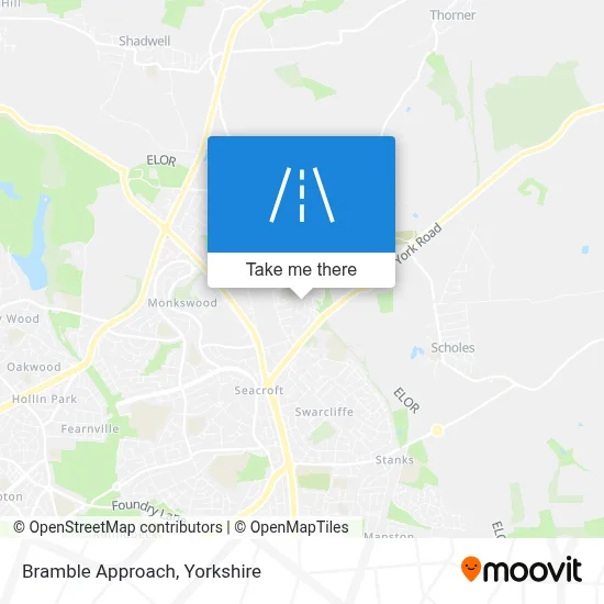 Bramble Approach map