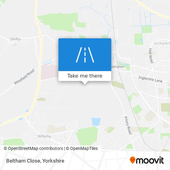 Beltham Close map