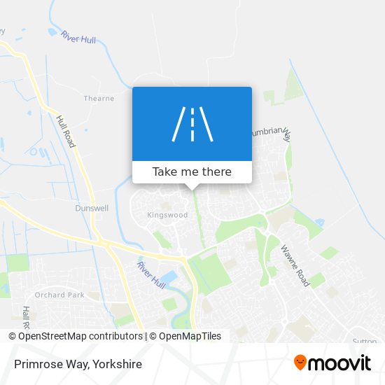 Primrose Way map