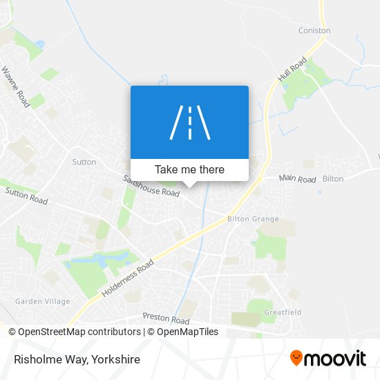 Risholme Way map